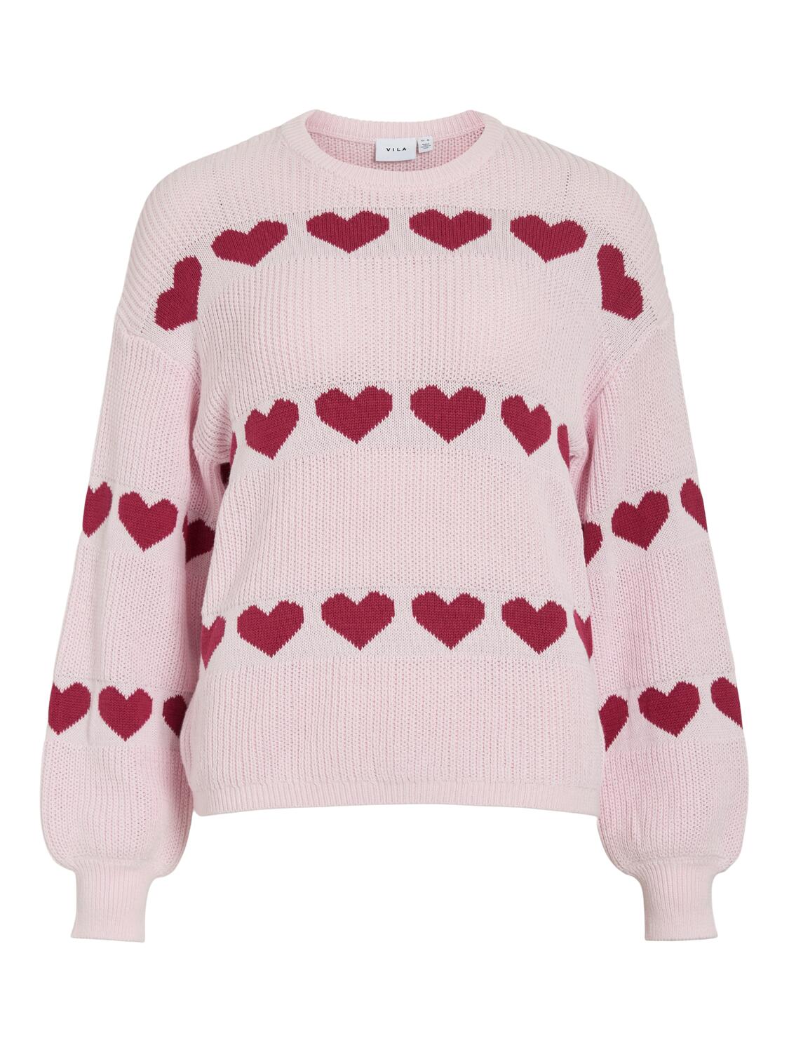 Vijamilla jacquard strik - Cherry Blossom